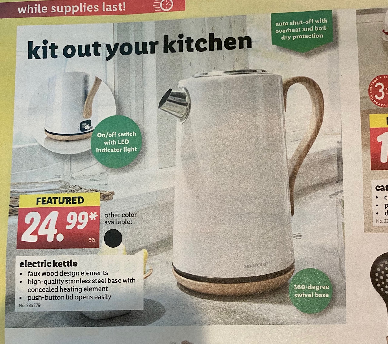 electric kettle lidl